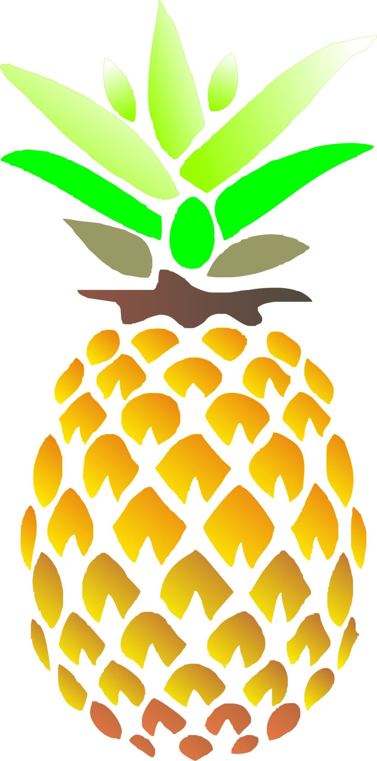 ananas vorlage