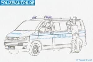 polizeiauto malen einfach