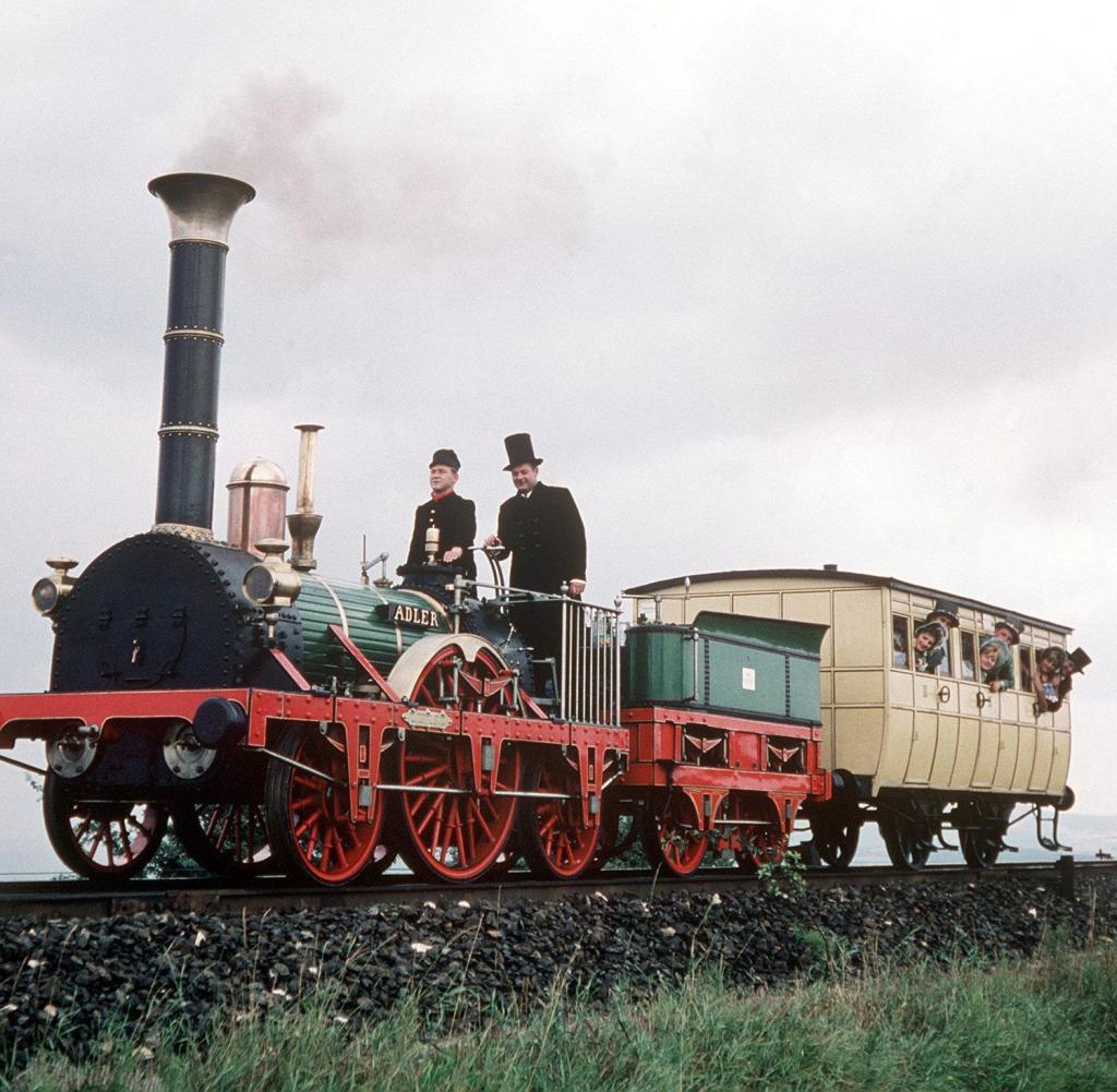 „Adler“-Lokomotive: Deutschlands erste Dampflokomotive war ein