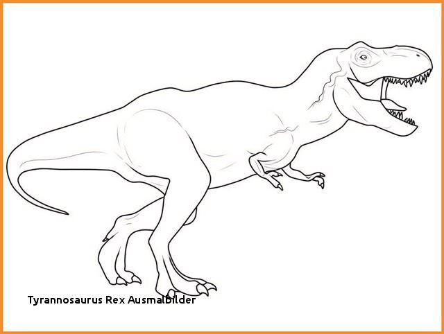 Ausmalbild T-rex Neu 27 Tyrannosaurus Rex Ausmalbilder Colorbooks