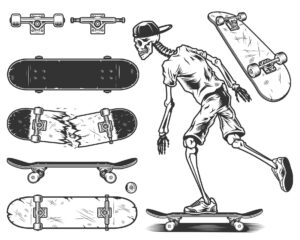 skateboard malen