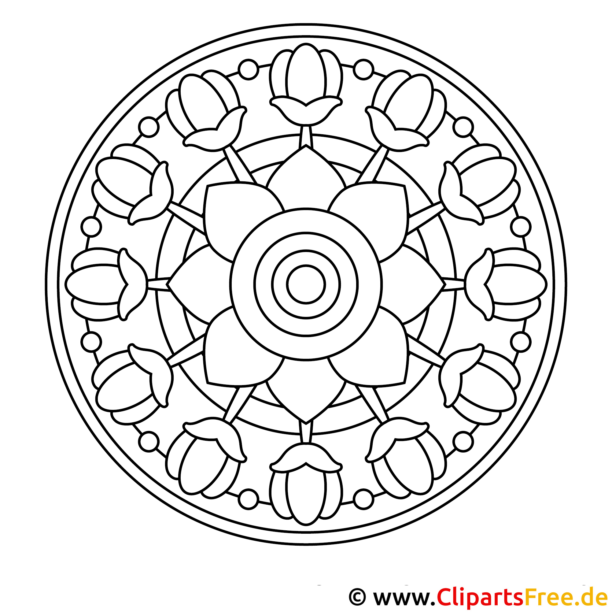 Mandala printemps