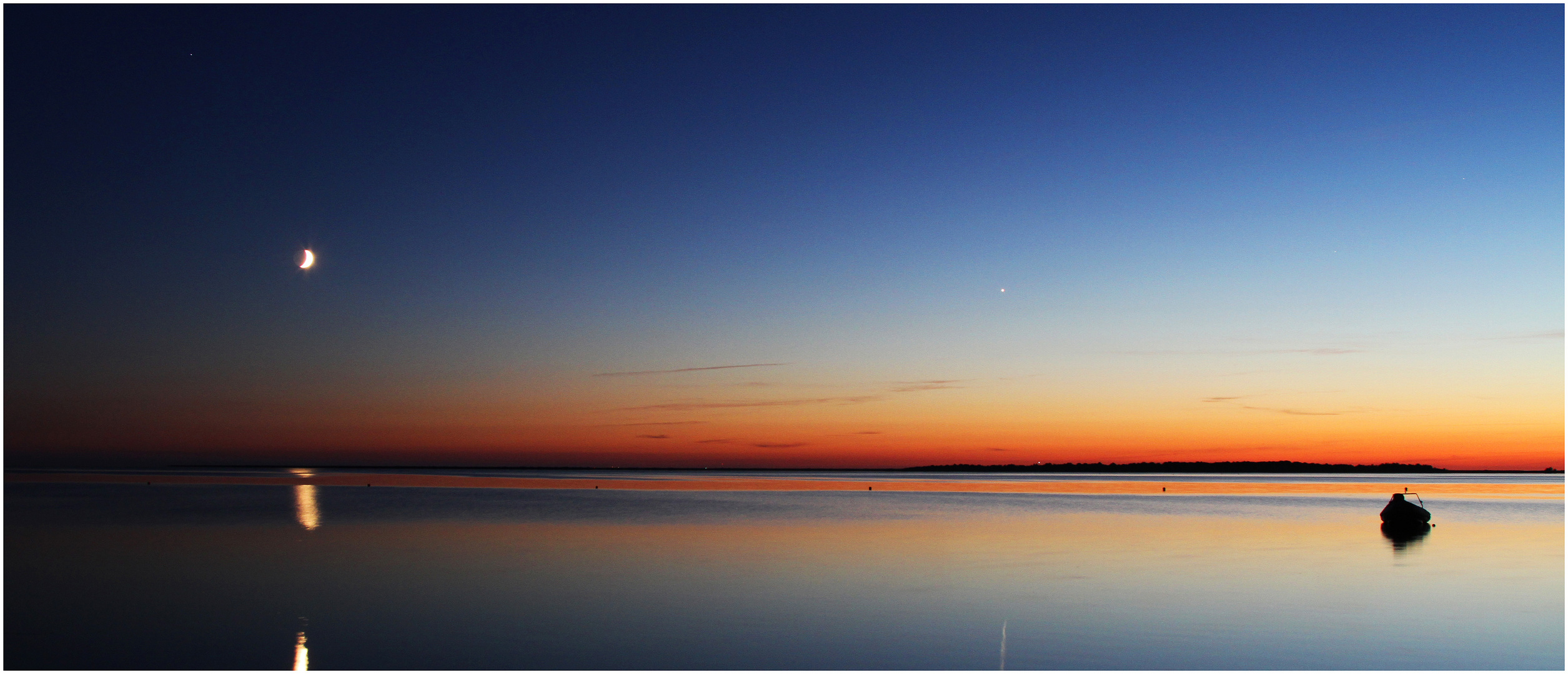 Sonne,Mond und Sterne Foto & Bild | sonnenuntergänge, himmel