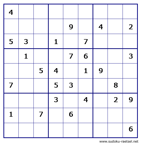 sudoku sehr schwer