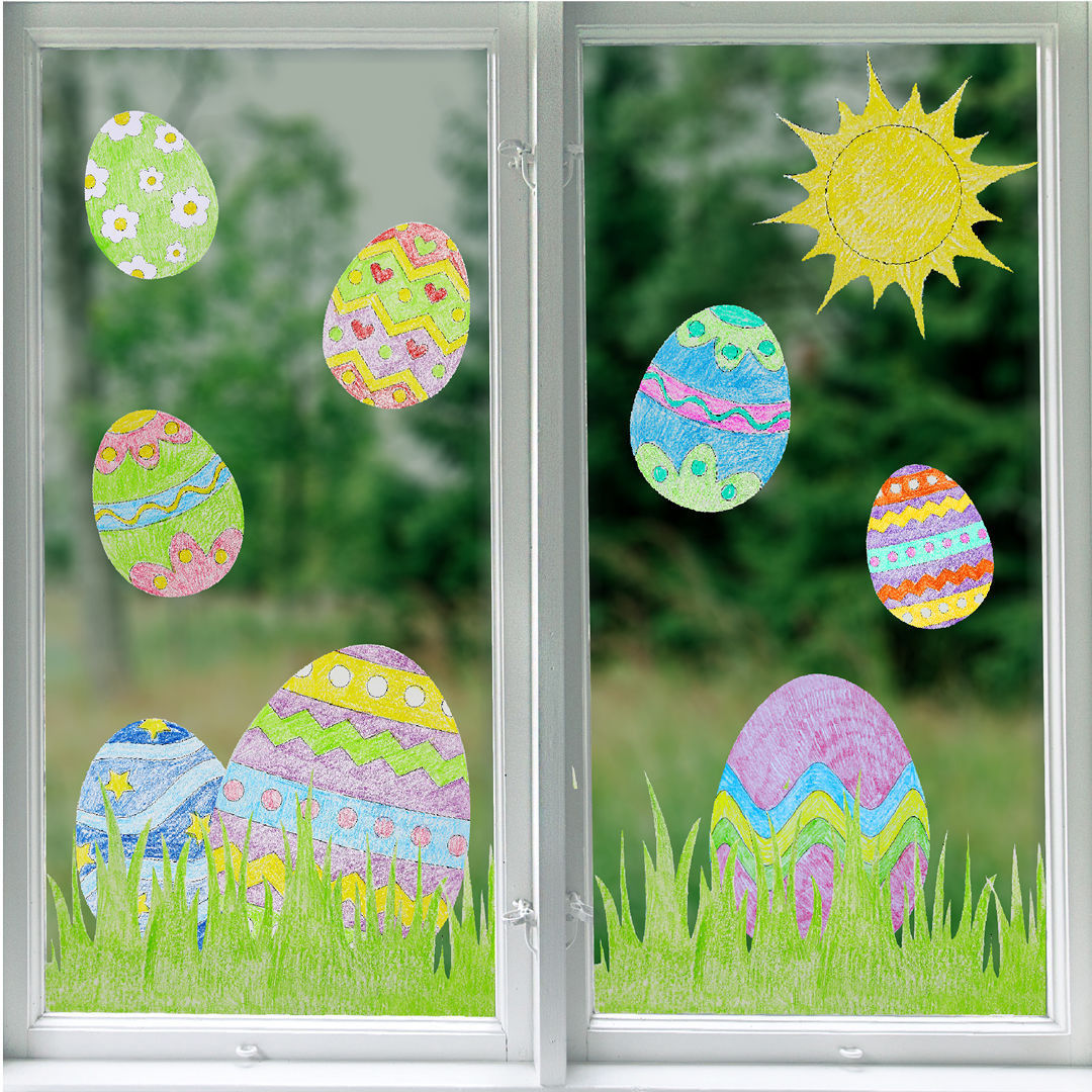 vorlagen fensterbild ostern