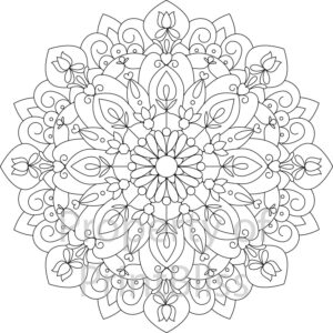 mandalas blumen