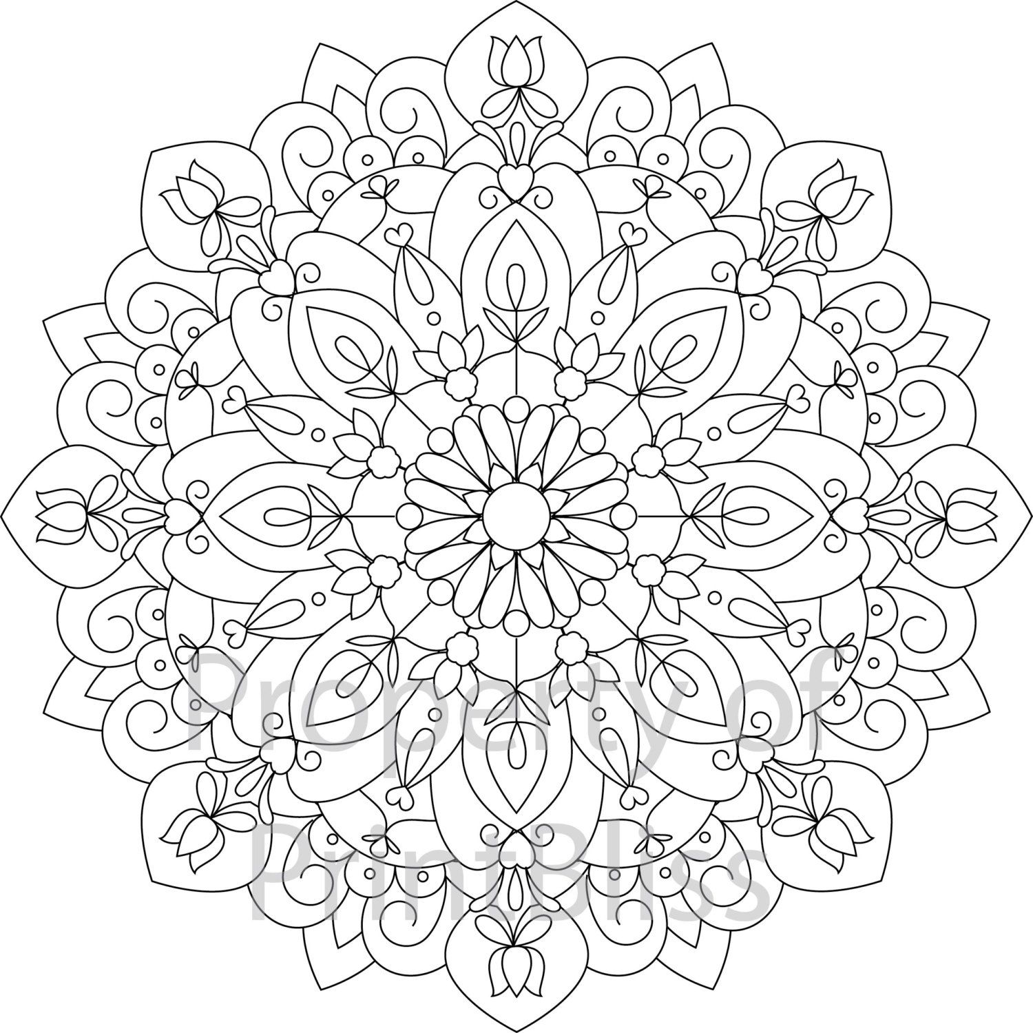 mandalas blumen