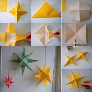 weihnachtssterne origami