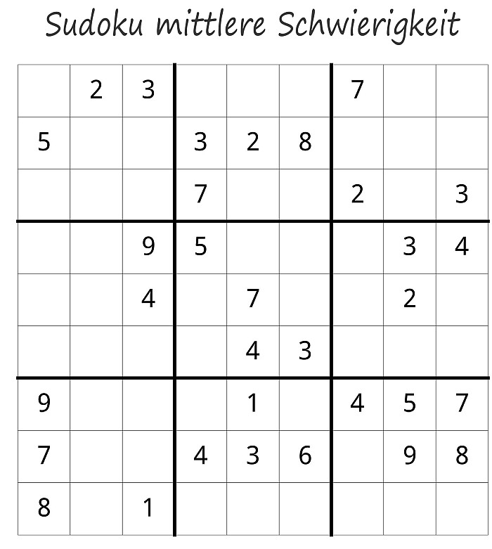 sudoku drucken pdf