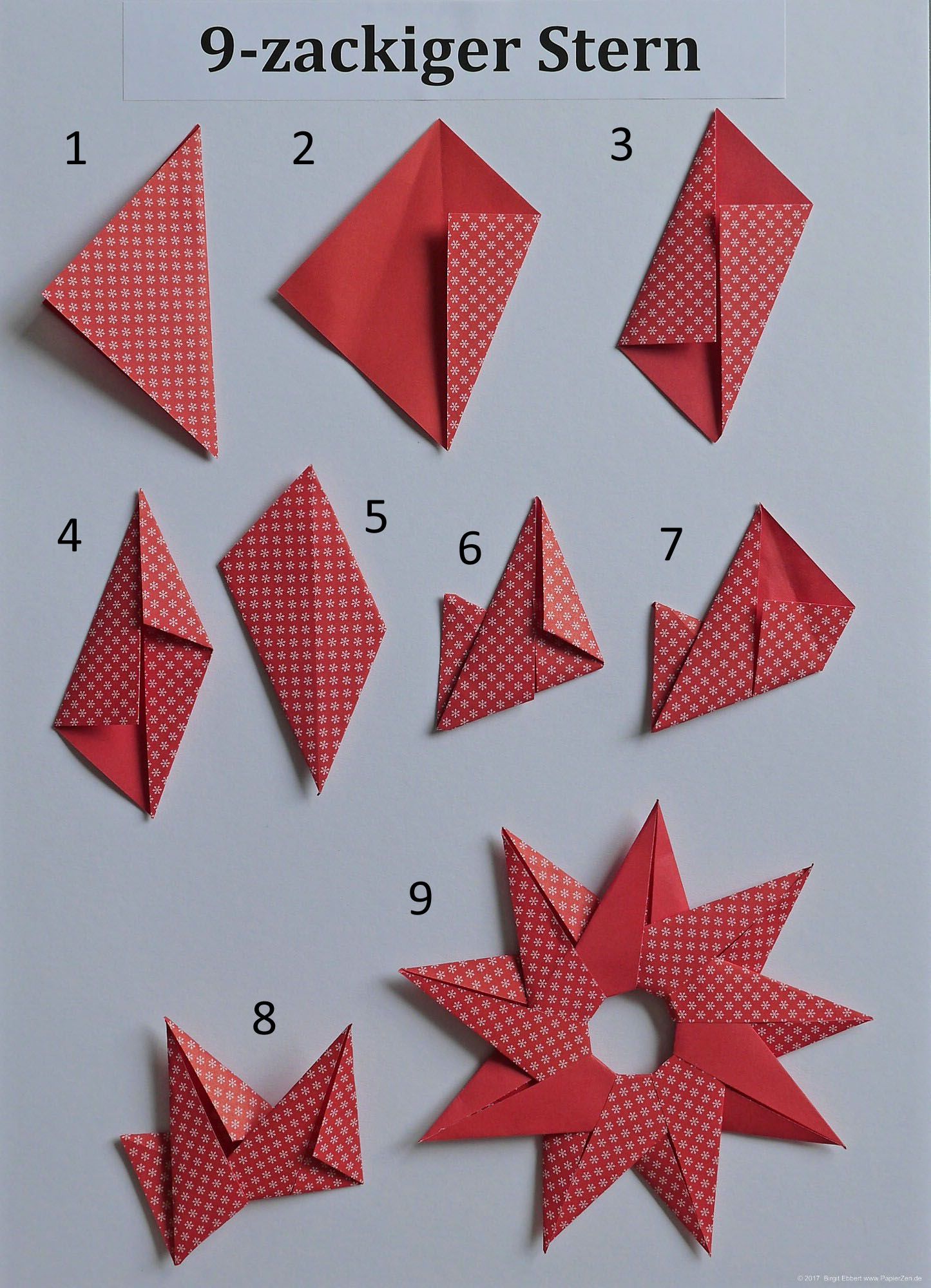 origami sterne basteln