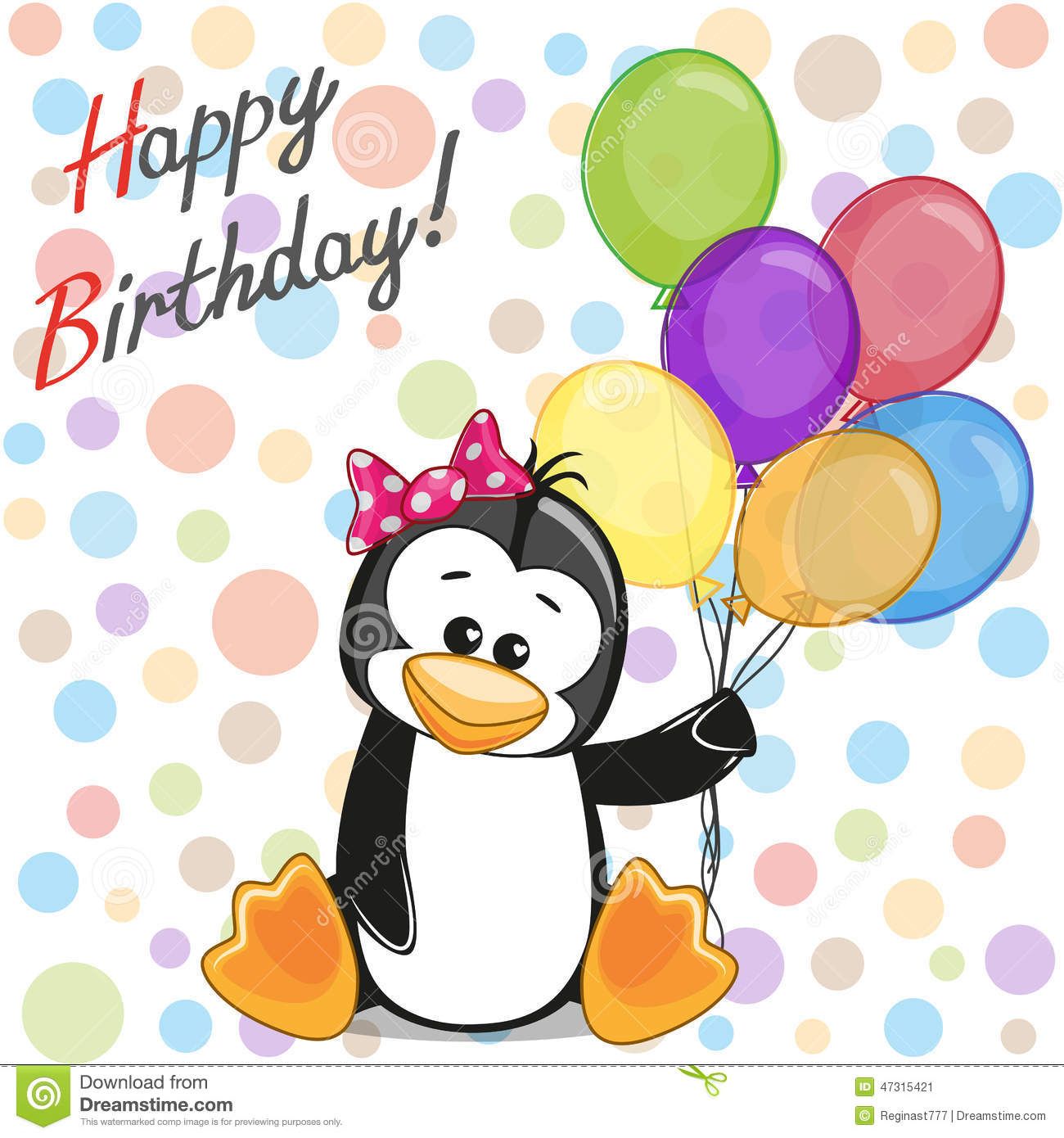 pinguin geburtstag bild