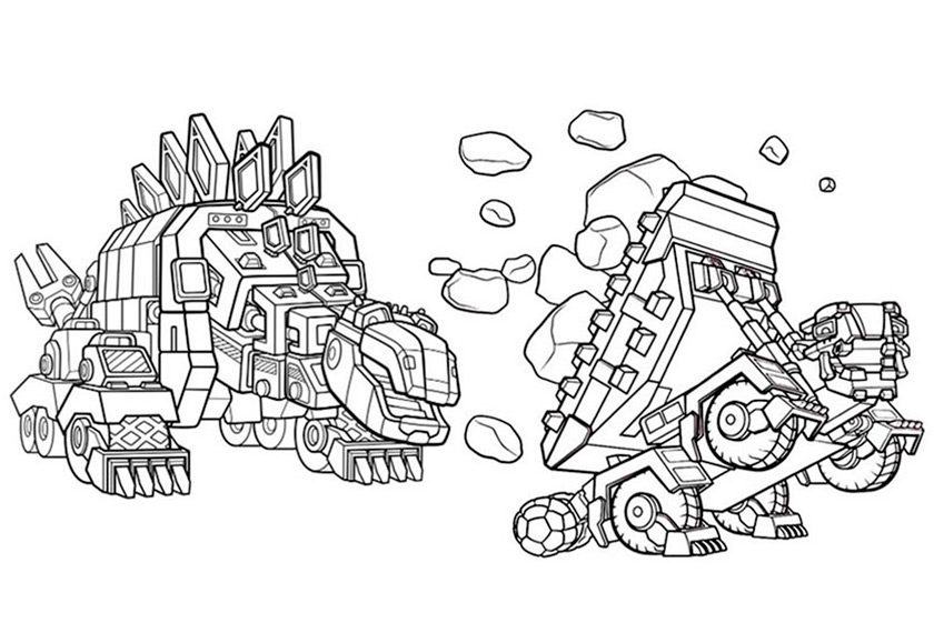 ausmalbilder dinotrux