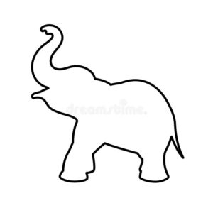 elefant umriss