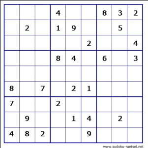 sudoku sehr schwierig kostenlos