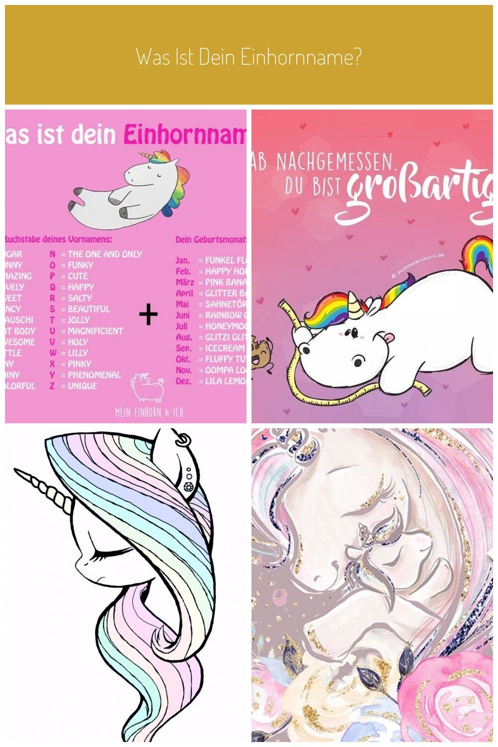 name für einhorn