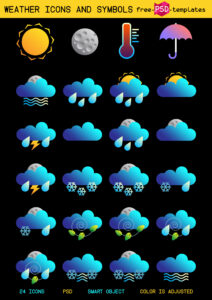 wettersymbole kostenlos