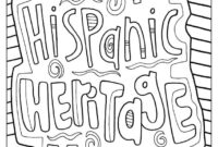 hispanic heritage month coloring pages free