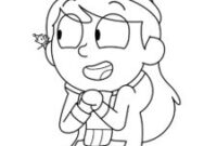 hilda coloring page