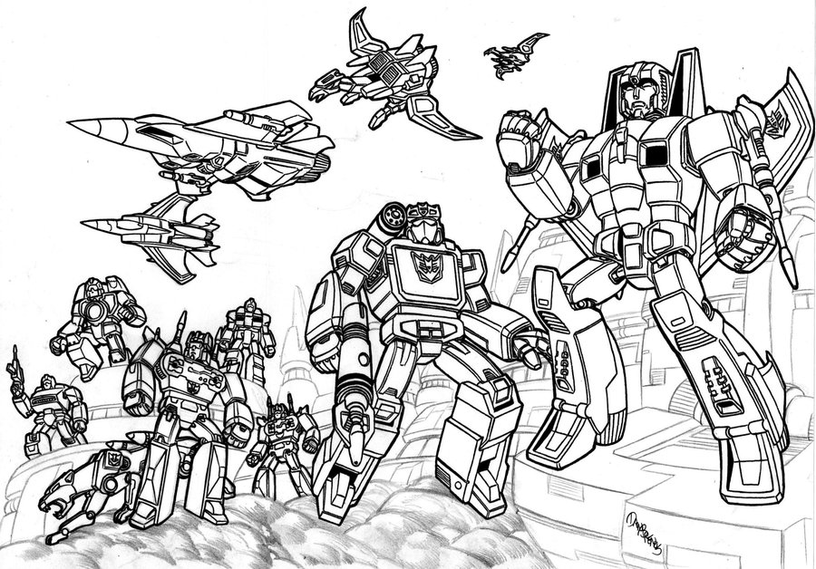 decepticon coloring pages