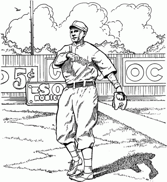 boston red sox coloring pages