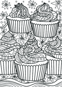 cupcake ausmalbilder