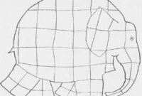 elmer the elephant coloring page