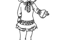 eskimo coloring page