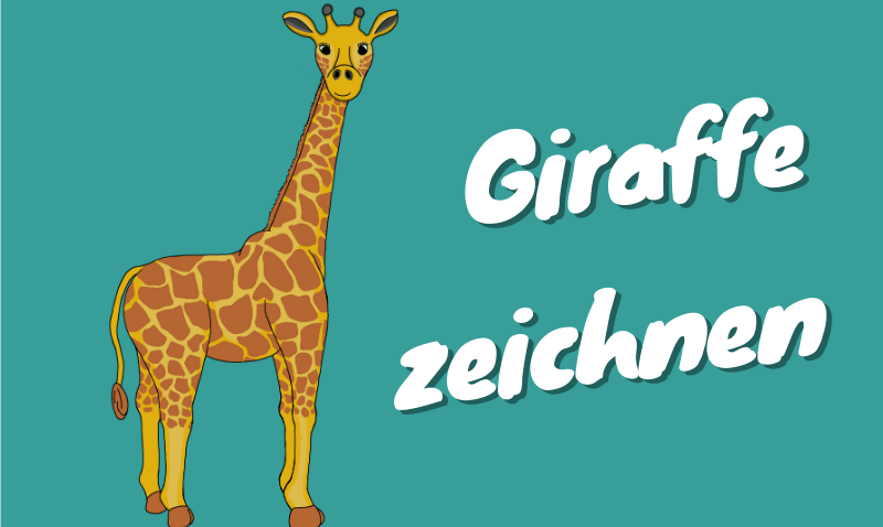 giraffe einfach zeichnen