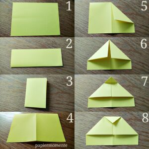 origami papierflieger falten