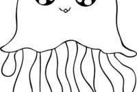 jellyfish coloring page