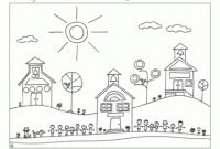 neighborhood coloring pages