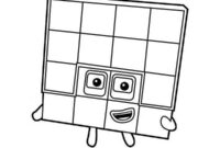 numberblock 7 coloring page