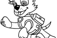 paw patrol coloring pages rocky