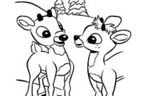 rudolph coloring pages printable