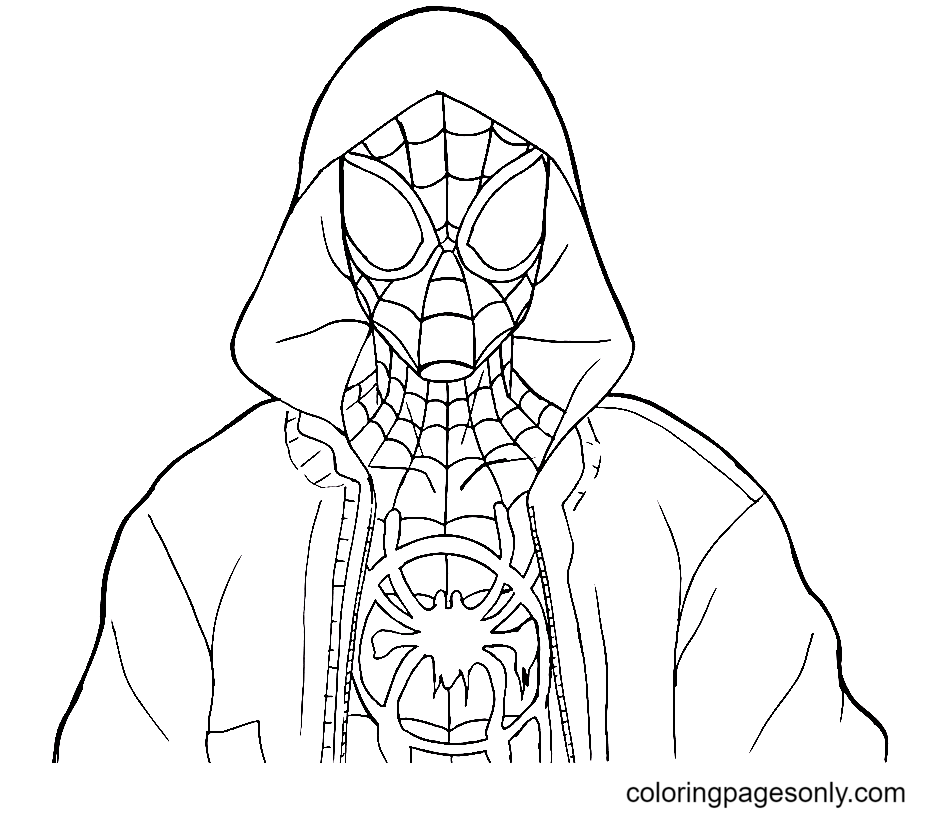 spiderman coloring pages miles morales