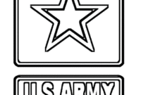 easy army coloring pages