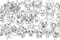 tamagotchi coloring pages