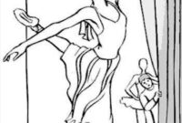 coloring page ballet