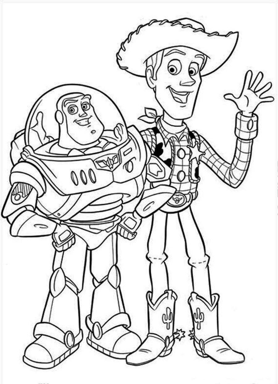 rex toy story coloring pages