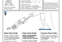 13 bissell proheat 2x instruction manual background