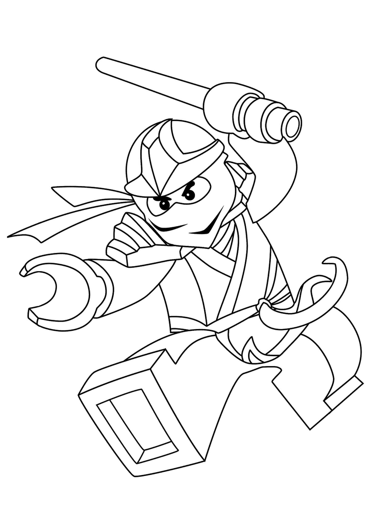 Zane Ninjago coloring pages for kids, printable free | Ninjago coloring