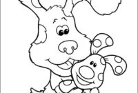 blues clues coloring page