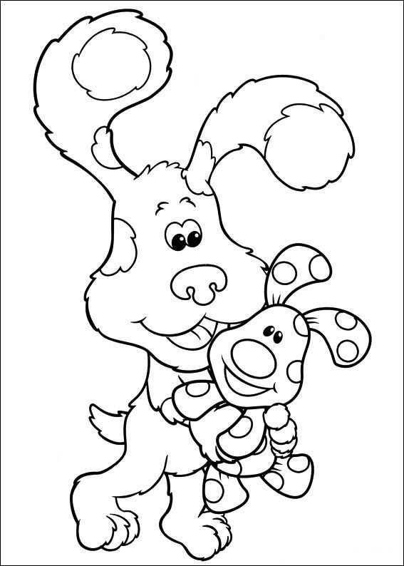 blues clues coloring page