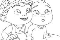 cocomelon coloring pages birthday