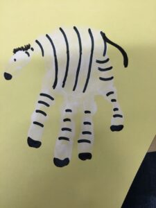 zebra basteln