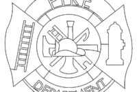 fireman hat coloring page