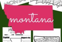 montana coloring pages