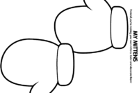 gloves coloring page