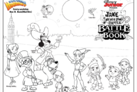 jake and the neverland pirates coloring page