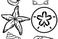 coloring pages sea shells